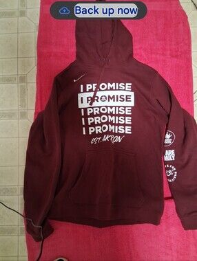 Nike Maroon I Promise Pullover Hoodie - Men